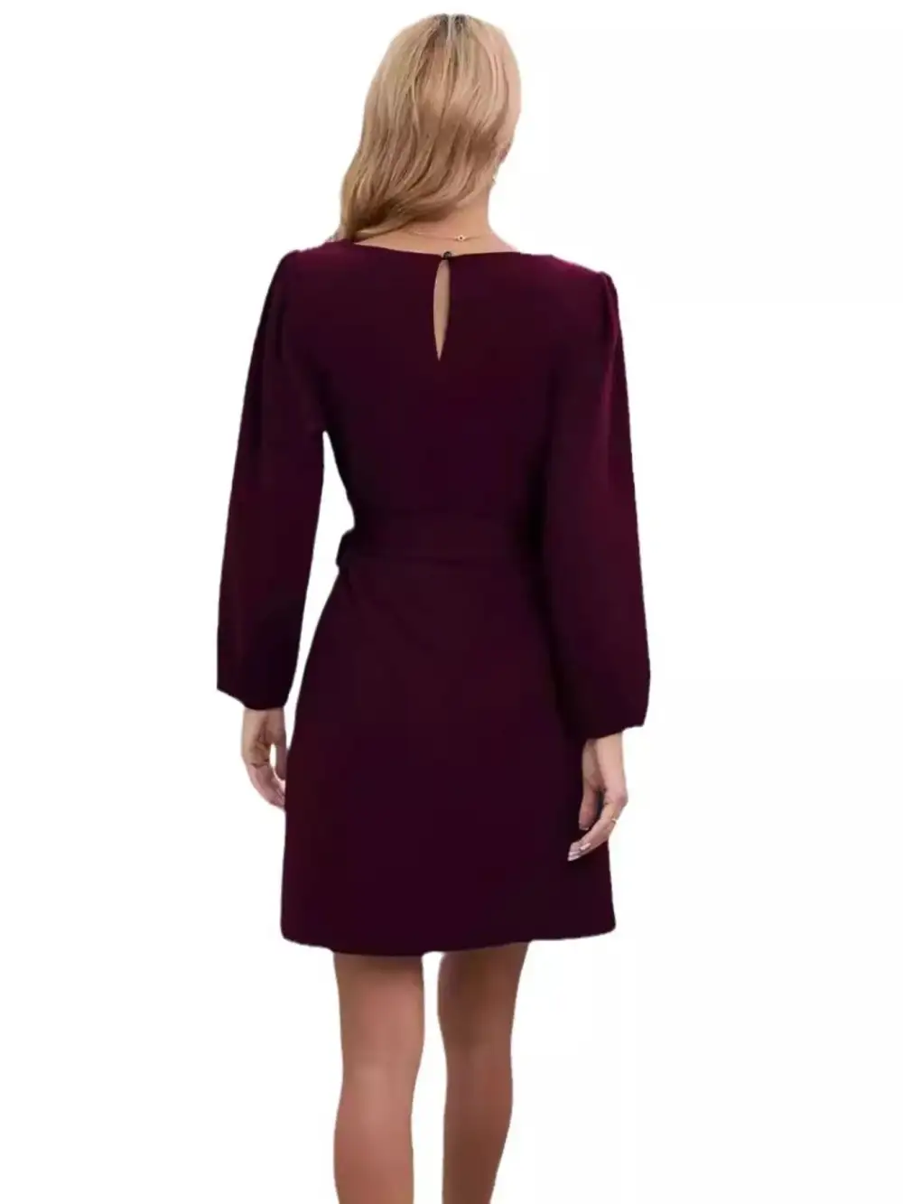 Tie-waist Mini Dress