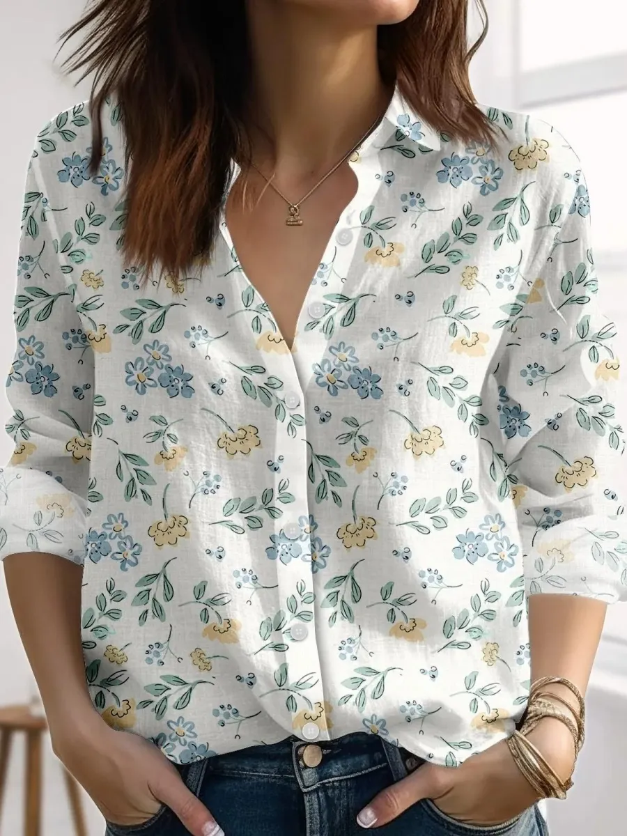 Pastel Ditsy Floral Shirt