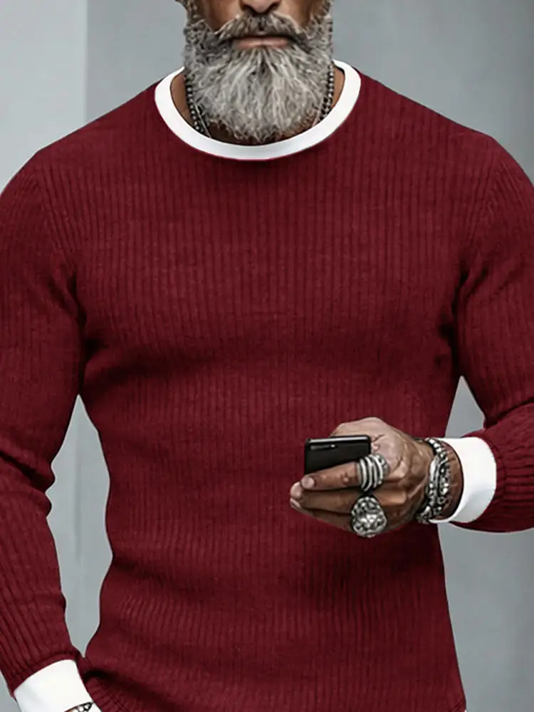 Stretch Woven Long-Sleeve Undershirt