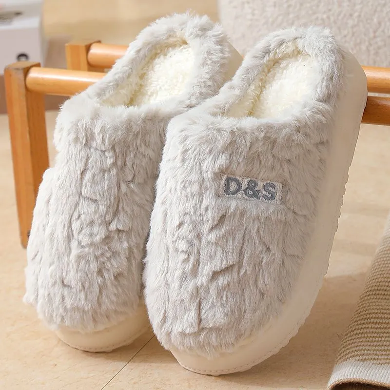 Textured Soft Lined Home Slippers