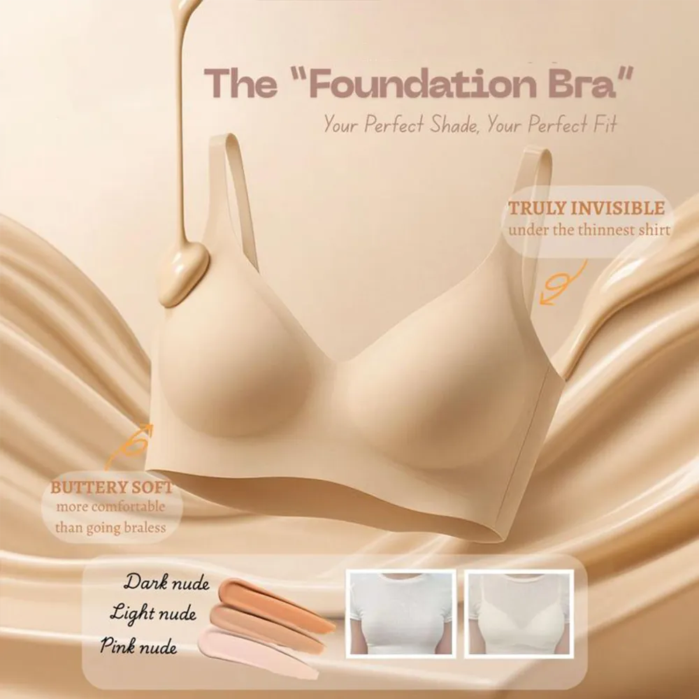 Seamless shaping Vneck bra, no underwire, Adjustable, buttery soft, supportive, breathable, Everyday bra