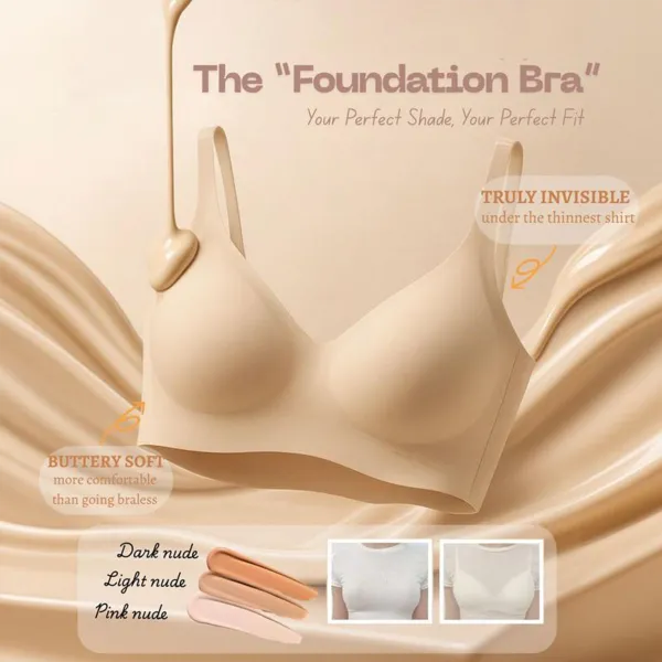 Seamless shaping Vneck bra, no underwire, Adjustable, buttery soft, supportive, breathable, Everyday bra
