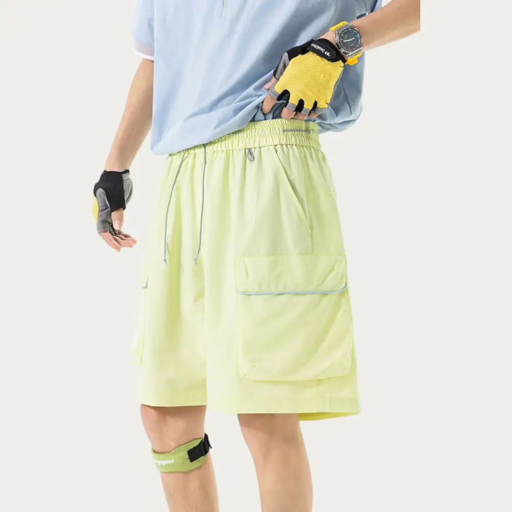 Tailored Drawstring Pocketed Lightweight Men's Athletic Shorts