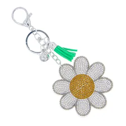 Delicate Floral Charm Keychain