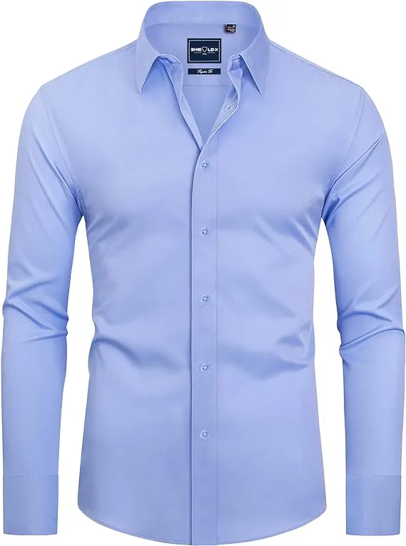 Men's Formal Long-sleeved Button-down Shirt