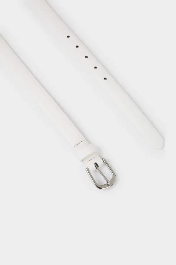 Three-Piece Synthetic Leather Belt Set