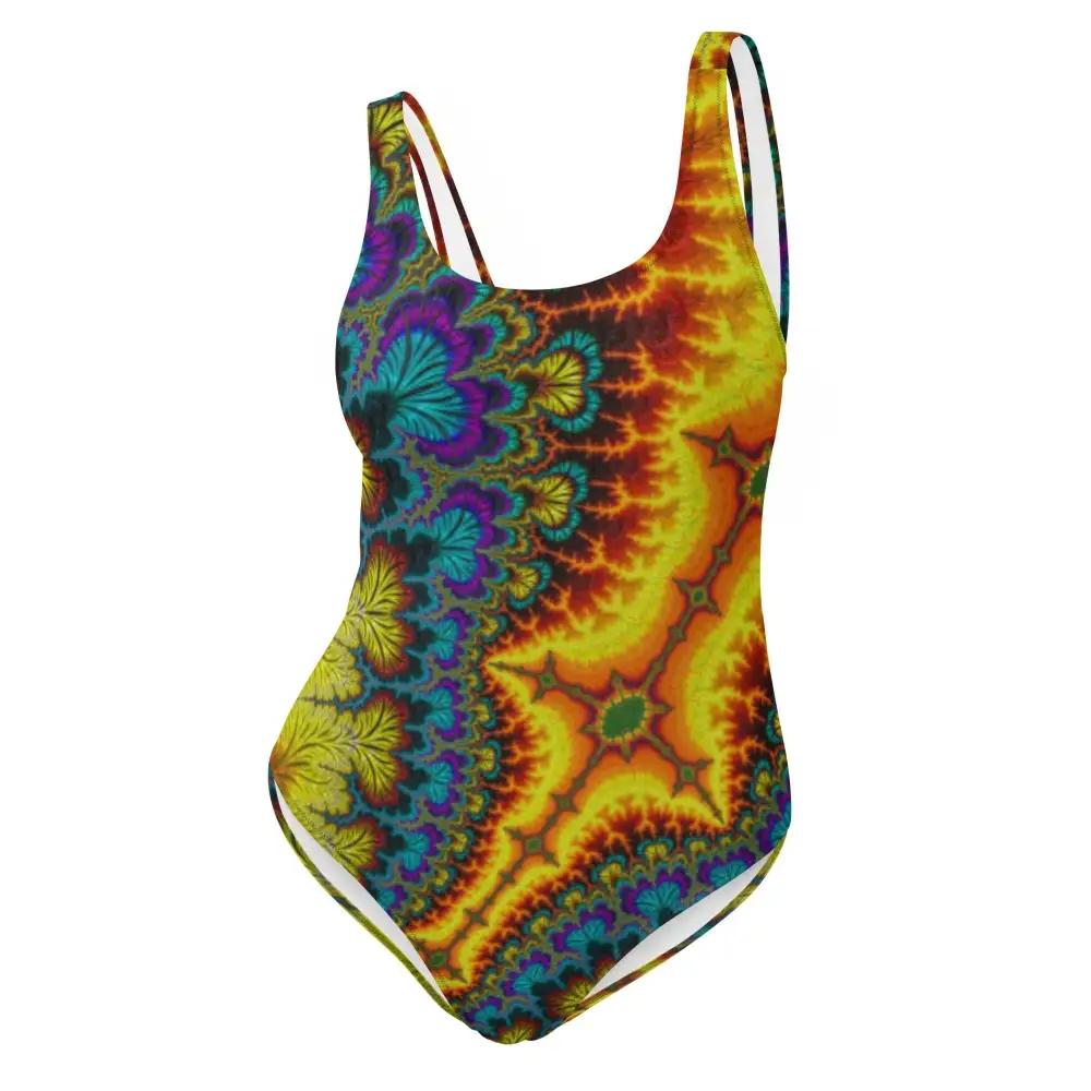 Vintage Modest One-Piece Swimsuit