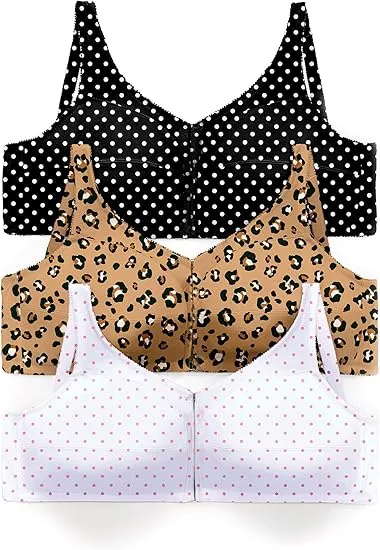 3PC-Seamless Breathable Gathered Thin Jelly Strip Bra Without Steel Ring