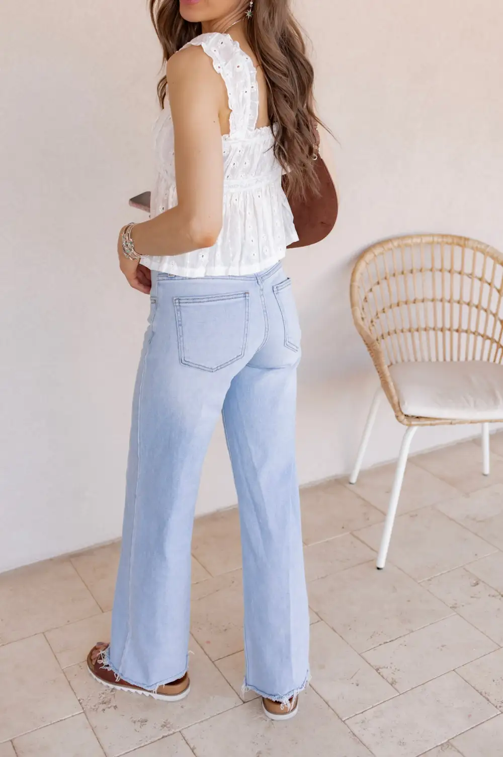 Soft Essential Wide Leg Jeans