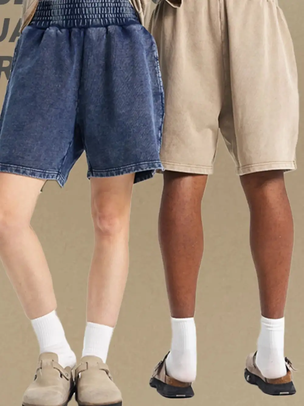 Weekend Cotton Blend Easy Waist Casual Shorts