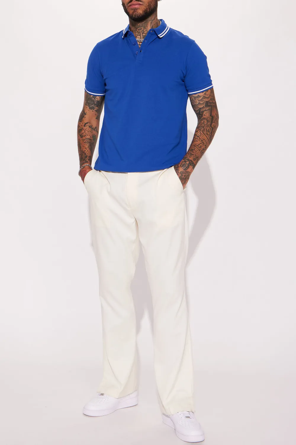 Royal Blue Short Sleeve Polo