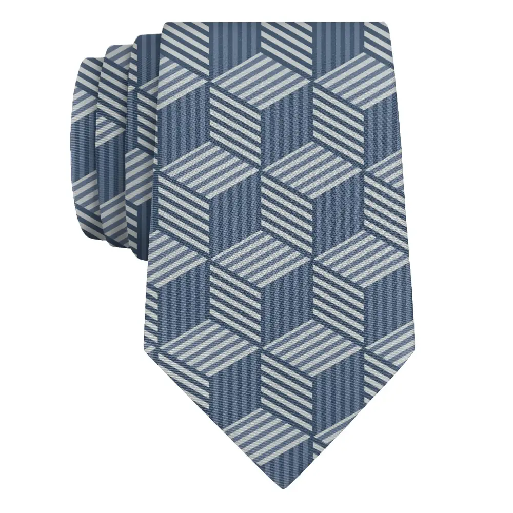 Hexagon Pattern Necktie