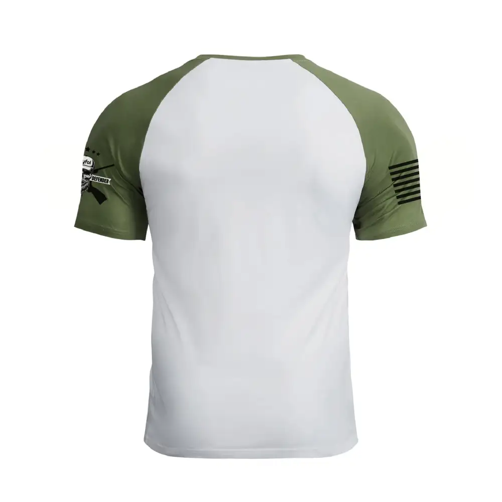 THEY REAL HEROES RAGLAN GRAPHIC TEE
