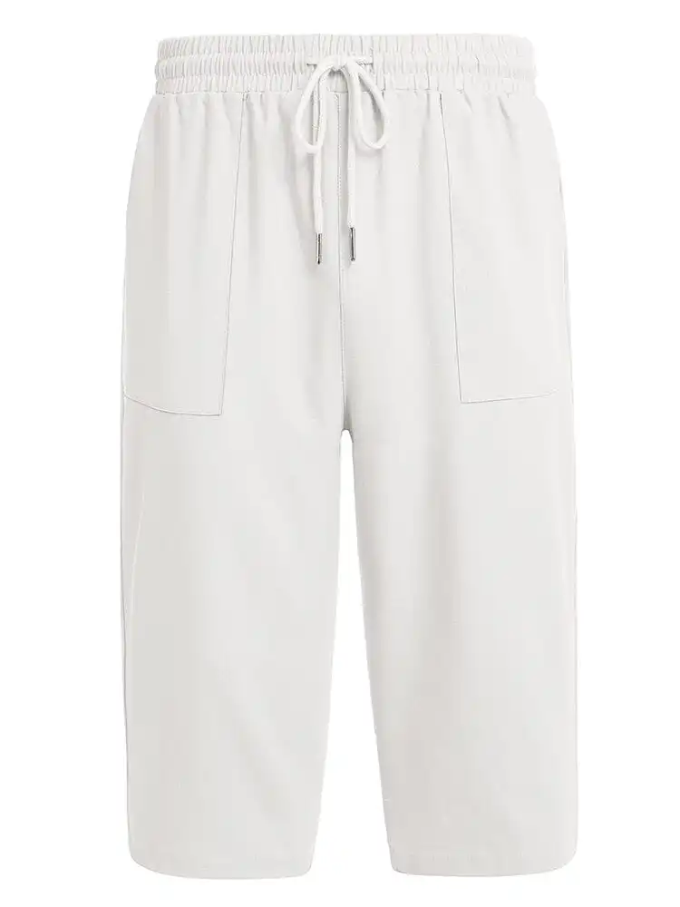 Casual Linen Beach Yoga Shorts