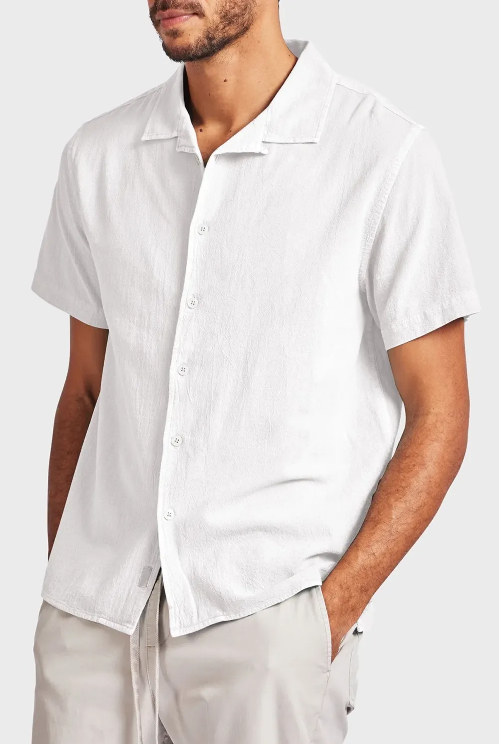 Jed Short Sleeve Shirt-Light dutch blue