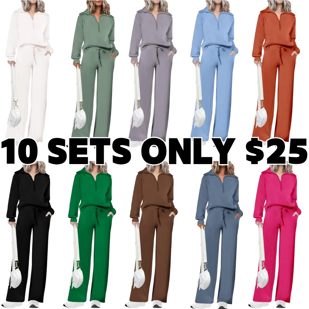 Women's Casual 2-Piece Sweatsuit Set