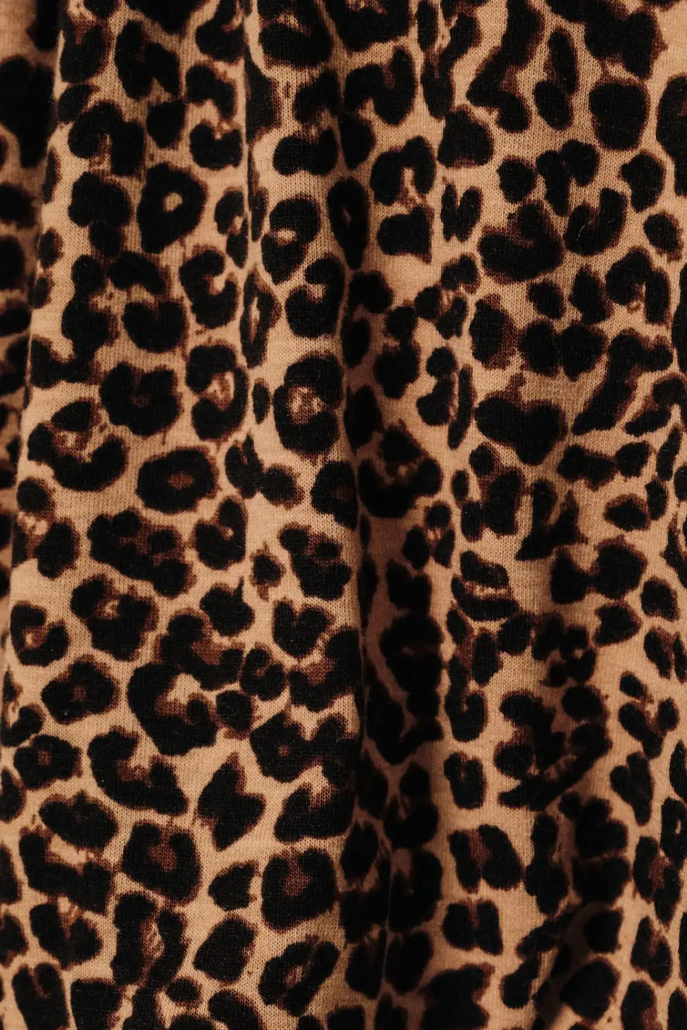 Draped Knit Leopard Top