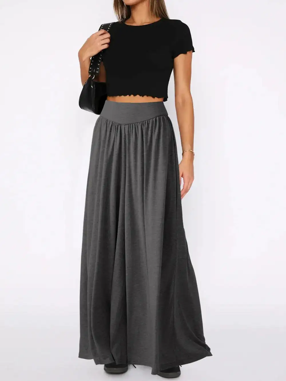 Flowy High Waist Wide Leg Pants