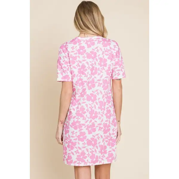 Button Down Mini Dress