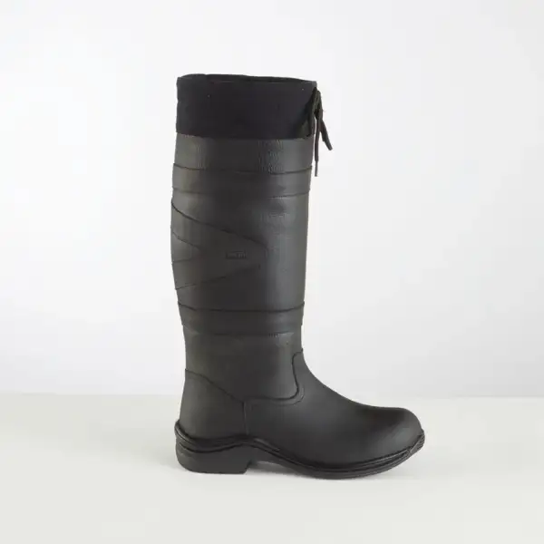 Classic Weather-Ready Leather Riding Boots