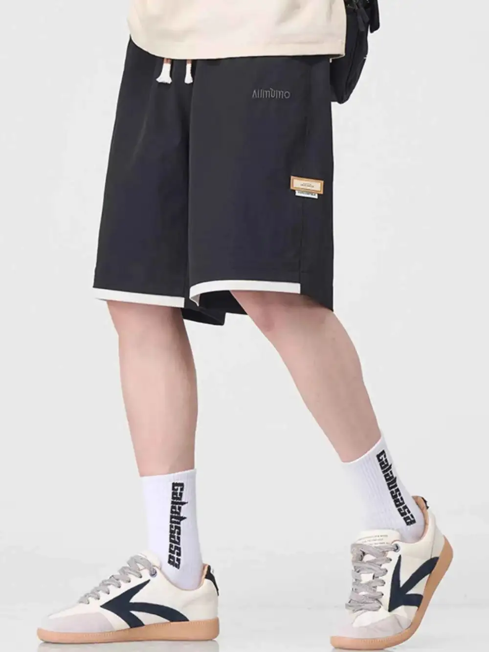 Drawstring Loose Fit Shorts