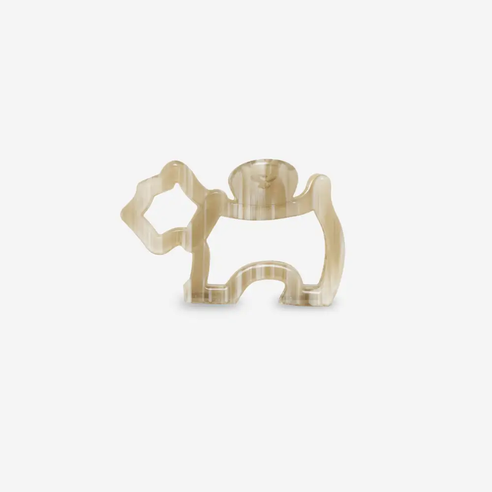 Elevated Dog Motif Hair Clip