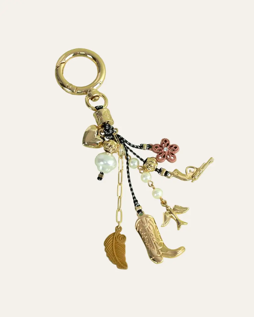 Western Cowgirl Bag Charm