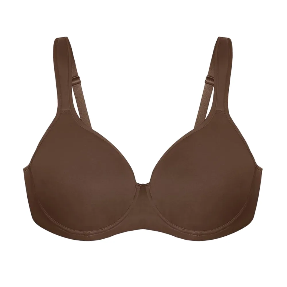 Full Coverage Unlined Unpadded Underwire Plus Size Minimizer Bra Everyday Bra