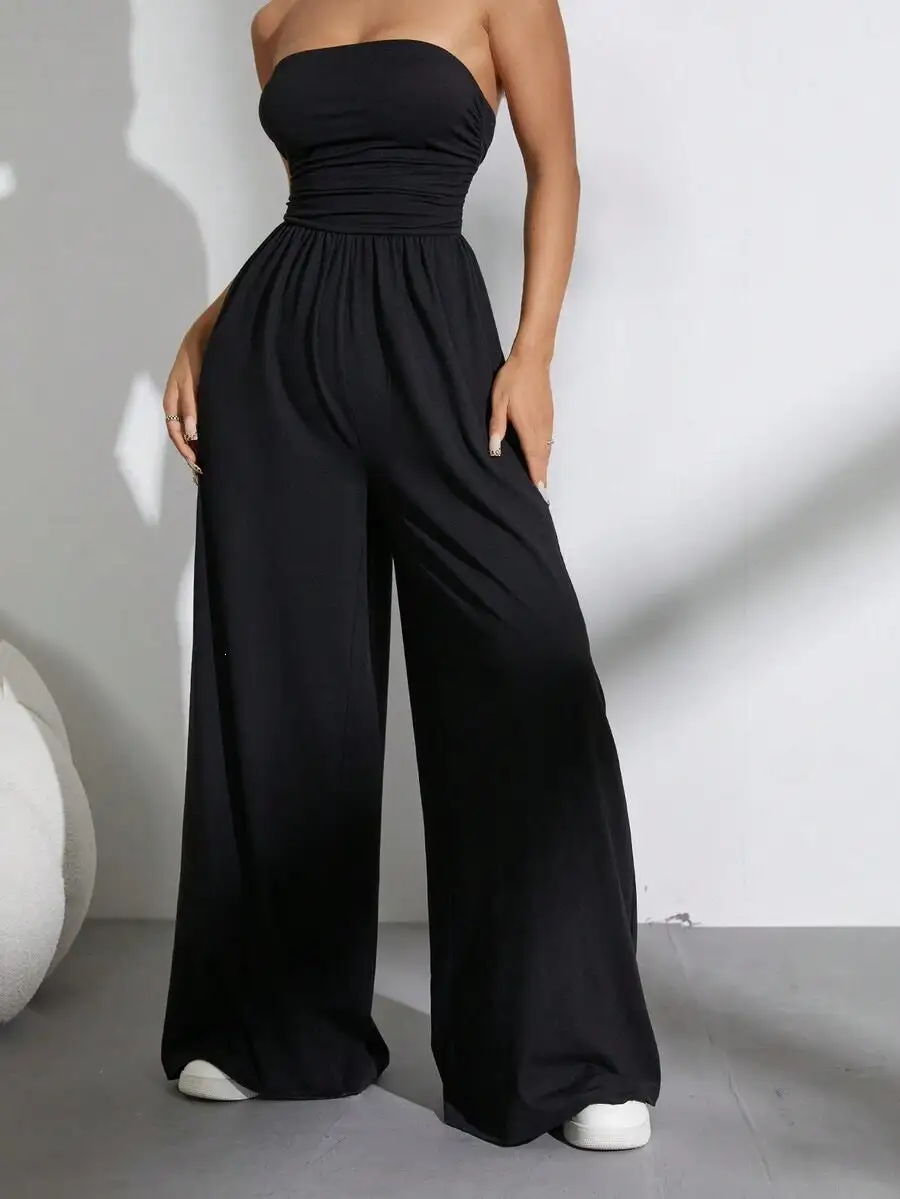 Wide-Leg Women's Two-Piece Set