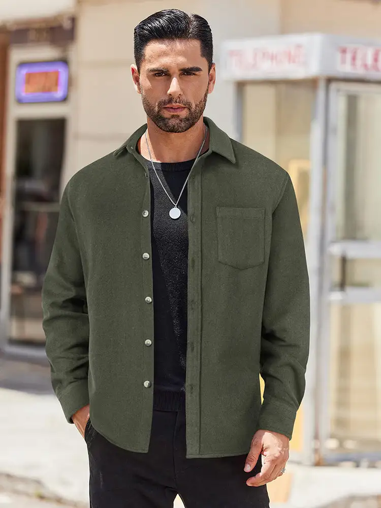 Casual Flannel Long Sleeve Shirt
