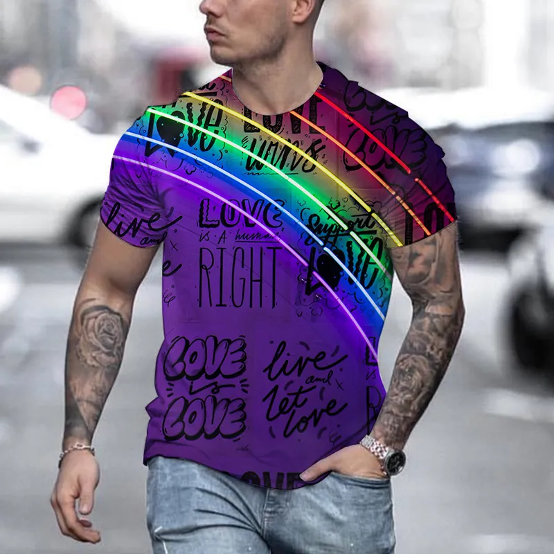 Men's Love is human right T-shirt
