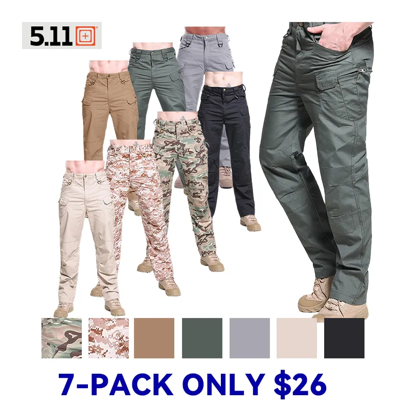 Men's Lightweight Pants, Cargo Pants Men, Linen Pants Men Men's Solid Color Multi-Pocket Washed Overalls Outdoor Casual Pants Trousers Men's pure cotton pants