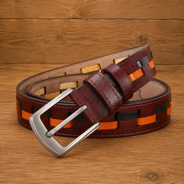 Braided Leather Everyday Belt