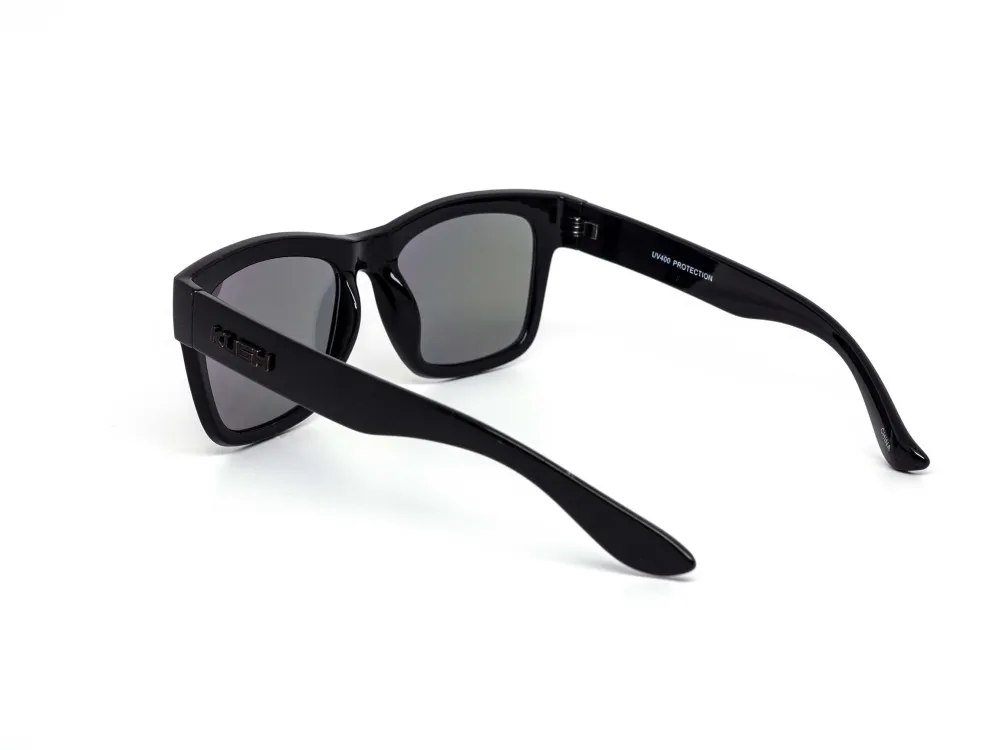 12-Pack All-Black Chunky Mirror Sunglasses