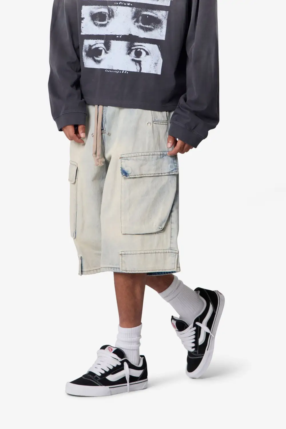 Everyday Cargo Denim Shorts