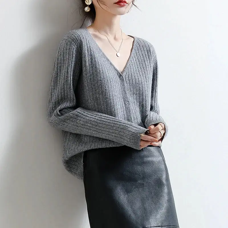 Essential Ribbed Cardigan