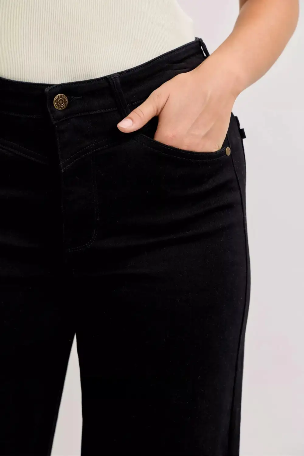High Rise Wide Leg Jeans
