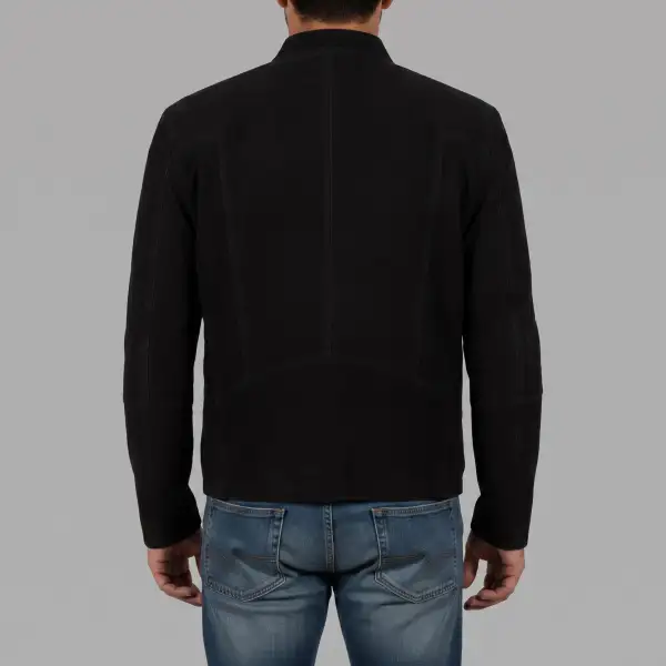Suede Bomber Western Multi Pocket Jacket