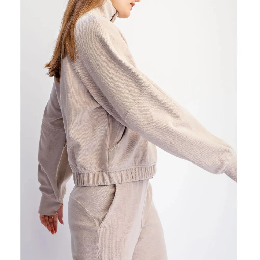 Rib Brush Pullover