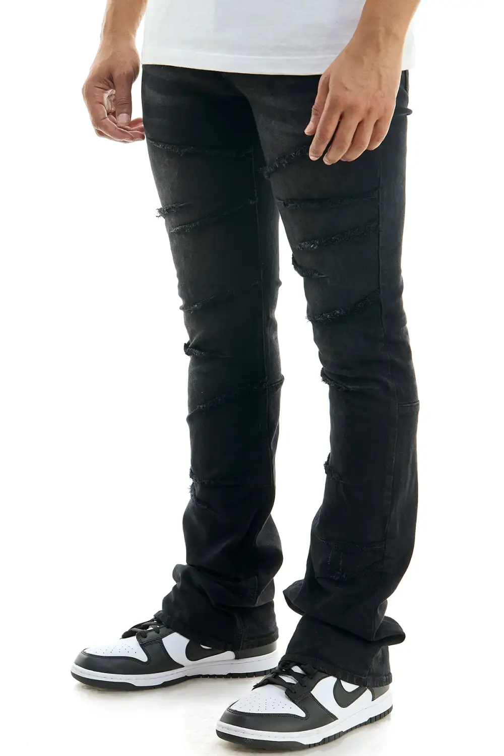 Men's Urban Flare Skinny Stacked Jeans