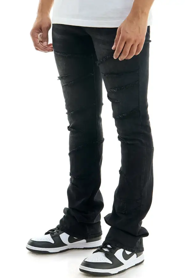 Men's Urban Flare Skinny Stacked Jeans