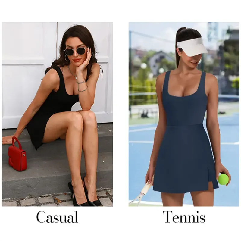🎉Hot Sale🔥-Women's U-Neck Sleeveless Mini Dress🔥8-Pack - All Colors Included