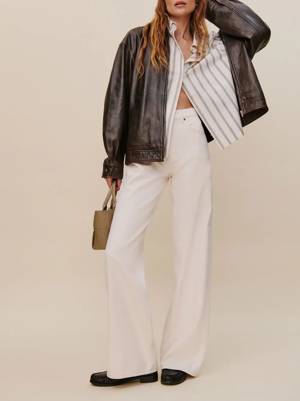 High Rise Slouchy Wide Leg Jeans