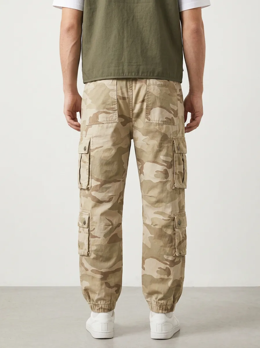Men's Desert Camouflage Tactical Outdoor Camouflage Cargo Pants