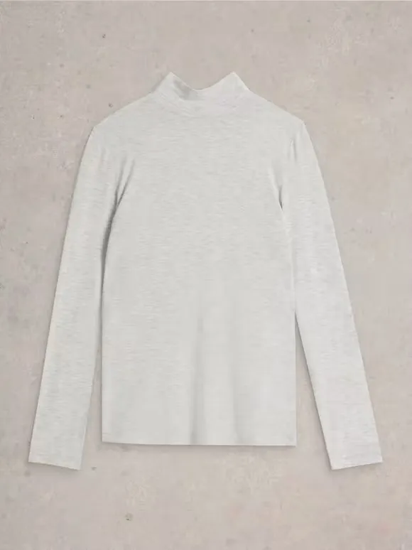 Slight Stretch Turtle Neck T-Shirt
