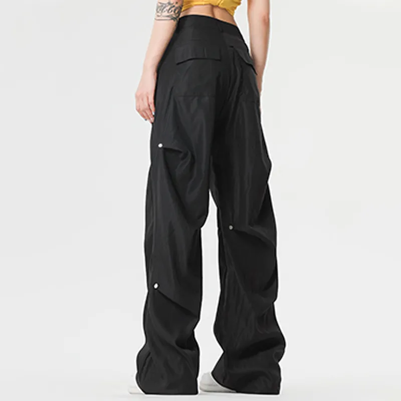 High Waist Parachute Pants