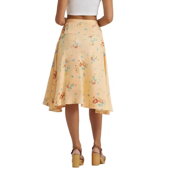 Classic Floral Print Everyday Skirt