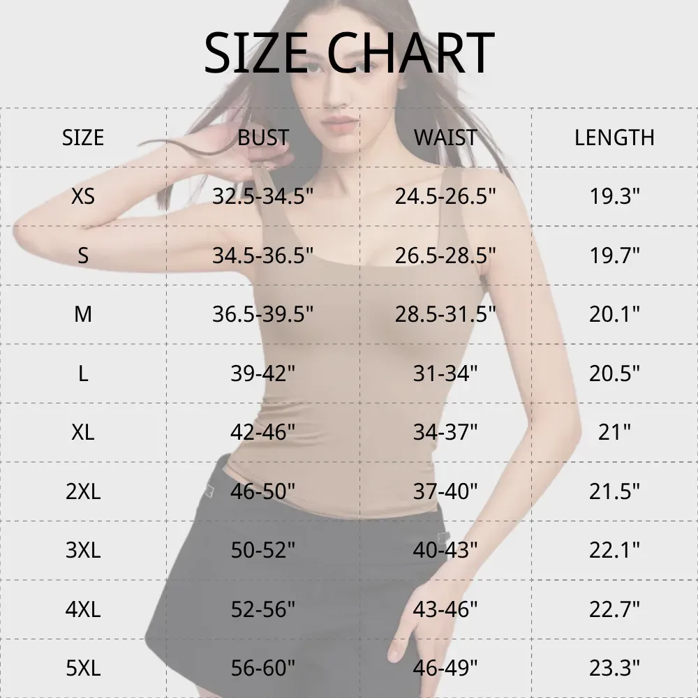 Women's Tank Top Sleeveless Double Lined Basic Tops