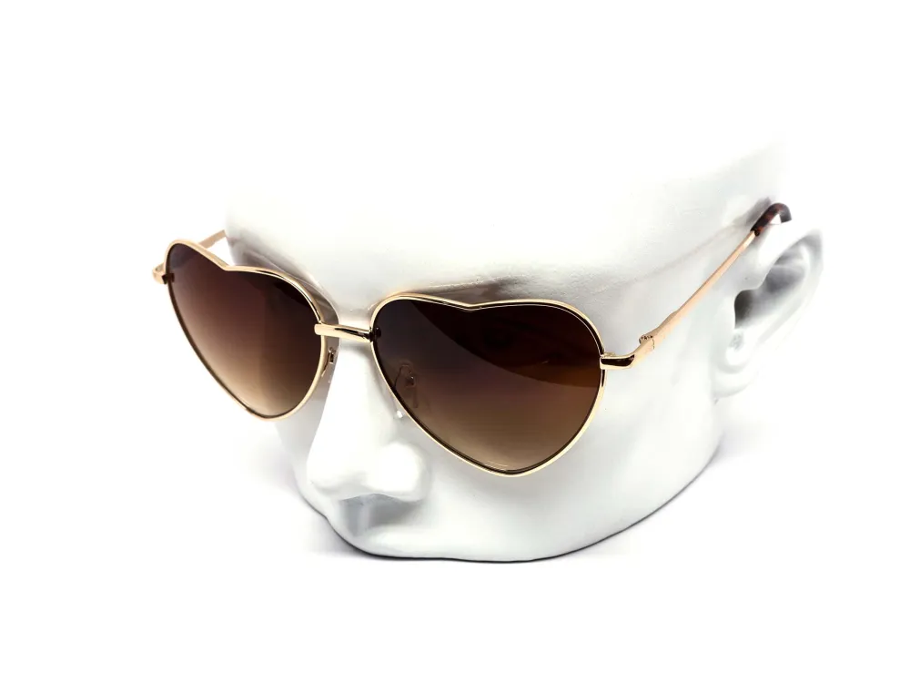 12-Pack Heart Gradient Assorted Sunglasses