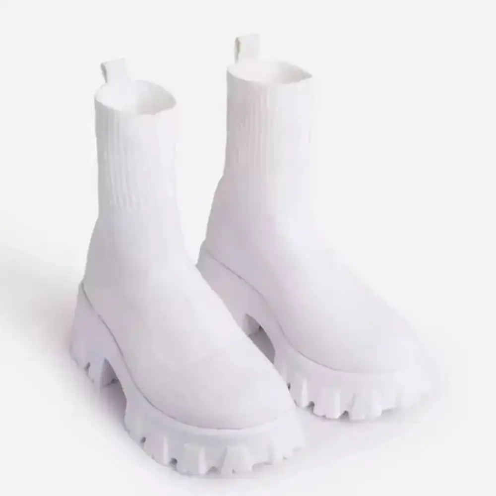 Round Toe Block Heels Boots